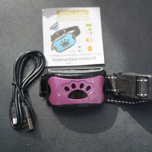No Bark Collar Rainproof Rechargeable Pink 3 Modes